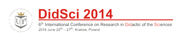 6th International Conference Research in Didactics of the Sciences